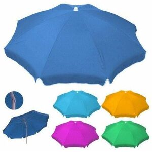 Parasol de plage en polyester 180 cm. Couleurs assorties