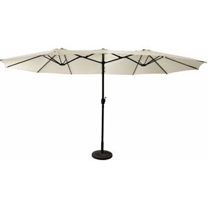 Happy Garden - Parasol double 2,7x4,6m linai beige - beige - Publicité