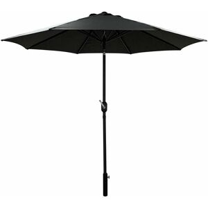 Parasol droit rond Eko 2.5 m - Gris anthracite