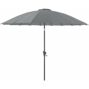 PROLOISIRS Parasol terrasse en fibre de verre Pagode 300 cm Cendre - Cendre - Publicité