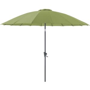 PROLOISIRS Parasol terrasse en fibre de verre Pagode 300 cm Olive - Olive - Publicité