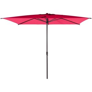 HESPERIDE Parasol droit rectangulaire Loompa grenade 3x2m en aluminium - Hespéride - Grenade - Publicité