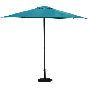 HESPERIDE Parasol droit rond Soya bleu canard D2,7m en acier - Hespéride - Bleu canard - Publicité