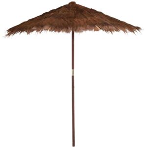 Paris Prix - Parasol En Bois cocotier 250cm Marron - Publicité