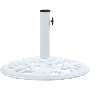 DESIGN IN Pied de parasol Socle de parasol - Blanc 12 kg 48 cm Fonte BV470272 - Publicité