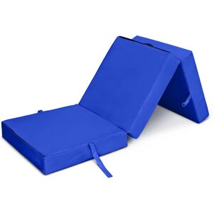 Ready Steady Bed - Matelas Pliable Invité - lit pliant d dappoint avec poignée de transport - convertible matelas pour intérieur/extérieur - Bleu - Publicité