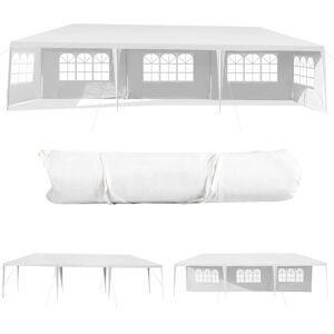 Relax4life - Tonnelle de Jardin 3x9m avec 5 Parois et Fenêtre pour Fête, Mariage, Barnum Extérieure en pe Imperméable, Pavillon Extérieur pour Terrasse et Patio - Publicité