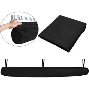 Swanew - Protecteur De Couverture d'Auvent 2.5m Anti-Poussière, Housse De Auvent Pare Soleil Sac De Protection Pour Store Banne noir - Publicité