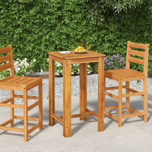 Vidaxl - Table de bar de jardin 60x60x105 cm Bois d'acacia solide - Publicité