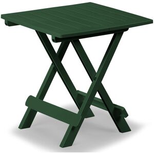 Deuba - Table en plastique jardin terrasse balcon Adige – 45 cm x 43 cm x 50 cm - Vert ou Blanc Vert - Publicité