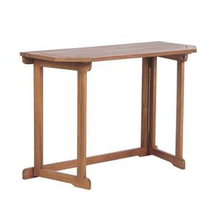 BELIANI Table pour Extérieur Pliable à Plateau Réglable 110 x 47 cm Bois d'Acacia Treia - Publicité