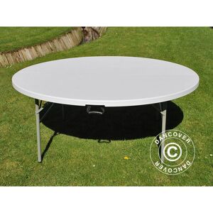 Dancover - Table pliante ronde pro Ø183cm, Gris clair (1 pcs) - Gris/Gris clair - Publicité