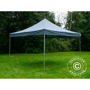 DANCOVER Tente pliante Chapiteau pliable Tonnelle pliante Barnum pliant FleXtents pro 4x4m Gris - Gris - Publicité