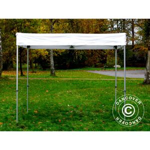 DANCOVER Tente pliante Chapiteau pliable Tonnelle pliante Barnum pliant FleXtents pro Exhibition 3x3m, blanc, M2 - Blanc - Publicité