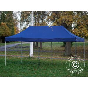 DANCOVER Tente pliante Chapiteau pliable Tonnelle pliante Barnum pliant FleXtents Xtreme 50 3x6m Bleu foncé - Bleu foncé - Publicité