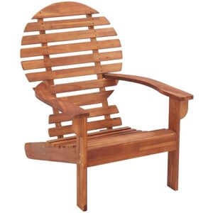 Chaise Adirondack Bois d'acacia massif The Living Store Brun - Publicité