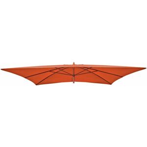 HHG Toile de rechange pour parasol en bois Florida 2x3m, housse de parasol de jardin terracotta - orange - Publicité