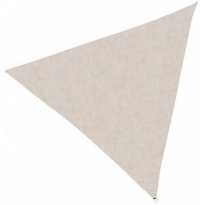 Toile ombrage polyéthylène triangulaire beige crème 300x300x300cm