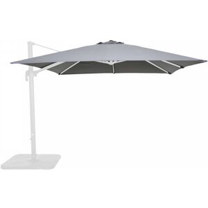 Oviala - Toile pour parasol déporté 3x3m anthracite - Gris - Publicité