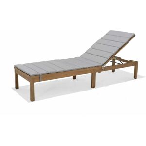 Bain de Soleil Chaise Longue de Jardin en Bois Chillvert Milán avec Roues 191,10x59,60x86,90 cm - Publicité