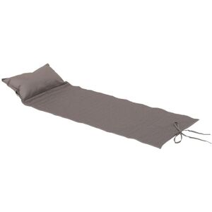 HESPERIDE Coussin de transat enroulable Adiya taupe 180x60cm en polyester - Hespéride - Publicité