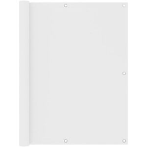 Vidaxl - cran de balcon Blanc 120x500 cm Tissu Oxford Blanc - Publicité