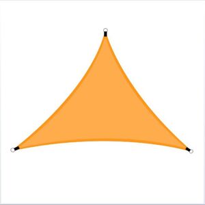 Voile d'ombrage en polyester orange de 4 m pour camping en plein air/jardin/plage/parc/auvent de terrasse, tissu d'ombrage de protection UV/orange 4 - Publicité