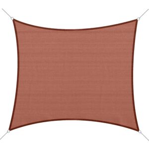 Outsunny - Voile d'ombrage rectangulaire 3 x 4 m polyéthylène haute densité résistant aux uv rouge - Publicité
