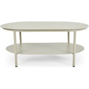 NV GALLERY Table basse outdoor FLORENTINO Table basse outdoor Metal taupe waterproof 100x60 Taupe