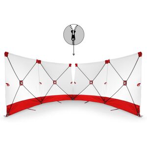 Trotec Écran VarioScreen 4 x 180x180 rouge à glissière