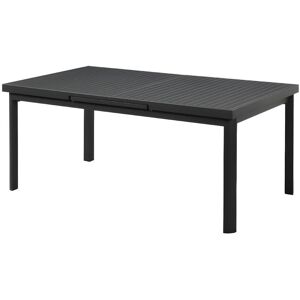 Vente-unique.com Table de jardin extensible en aluminium 180/240cm - Anthracite - NAURU de MYLIA