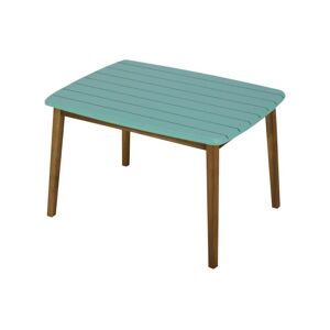 Table de jardin pour enfant en acacia bleu L80 cm GOZO de MYLIA