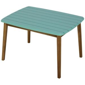 Table de jardin pour enfant en acacia bleu L.80 cm - GOZO de MYLIA - Publicité