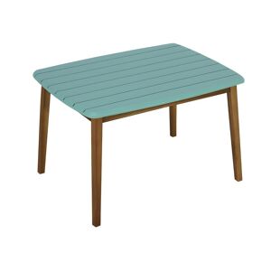 MYLIA Table de jardin pour enfant en acacia bleu L.80 cm - GOZO de MYLIA