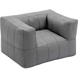 Fauteuil de jardin avec accoudoirs en tissu Anthracite LIVAI de MYLIA