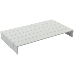 MYLIA Table basse de jardin en aluminium - Blanc - LIVAI de MYLIA