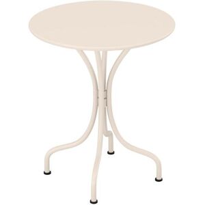 Table ronde de jardin D60cm en metal Beige MIRMANDE de MYLIA