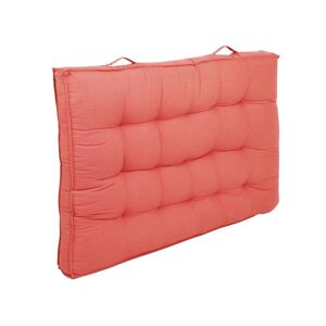 OZAIA Coussin palette en coton - L. 120 x P. 80 cm - Corail - BAILA