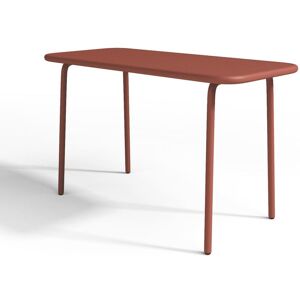 Table de jardin pour enfants en metal L.80 cm - Terracotta - POPAYAN de MYLIA