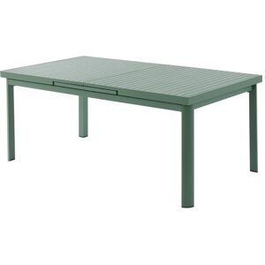 Vente-unique.com Table de jardin extensible en aluminium 180/240cm - Vert amande - NAURU de MYLIA