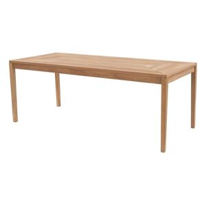 MYLIA Table à manger de jardin en teck L.200 cm - Naturel clair - ALLENDE de MYLIA