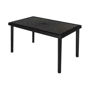 Table a manger de jardin L150 cm Polypropylene Gris anthracite DIADEME de MYLIA