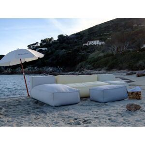 BOBOCHIC Pouf avec bâche de protection pour canapé de jardin modulable BIARRITZ Vert - Publicité