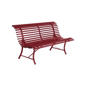 Banc 3 Places 150 cm Louisiane en Acier FERMOB Piment - Publicité