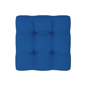 VIDAXL Coussin de canapé palette Bleu royal 80x80x10 cm - Publicité