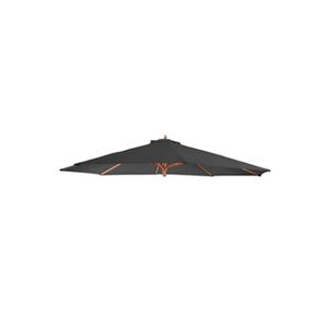Mendler Toile de rechange pour parasol Florida Ø 3,5m polyester 6kg anthracite - Publicité