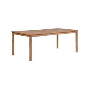 VIDAXL Table de jardin 200x100x77 cm Bois de teck solide - Publicité