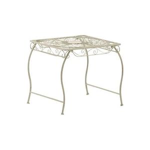 GENERIQUE Table de jardin carrée Zarina 50 x 45 cm , Vert antique - Publicité