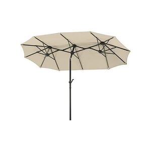 Schneider 746-02 parasol salerno rectangulaire, naturel, 300 x 150 cm - Publicité