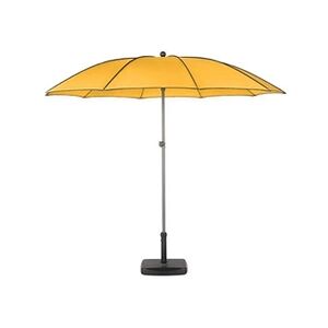 Hesperide Hespéride - Parasol droit rond Bogota - Inclinable - Diam. 250 cm - Jaune safran - Bogota - Publicité